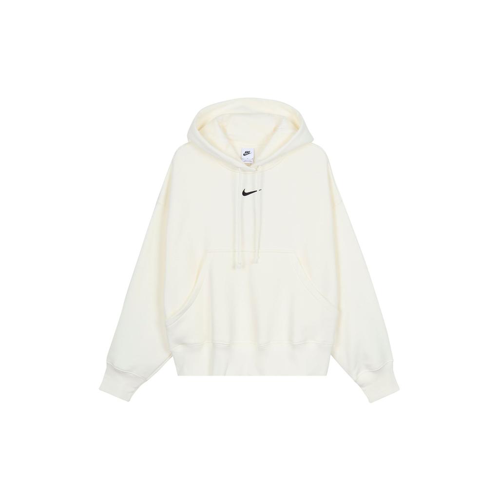 Nike Solid Color Pocket Hoodie Women Tops White DQ5859-133