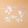 Removable 3D Tree Birds Mirror Wall Stickers DIY Art Decal Home Decor-Mural