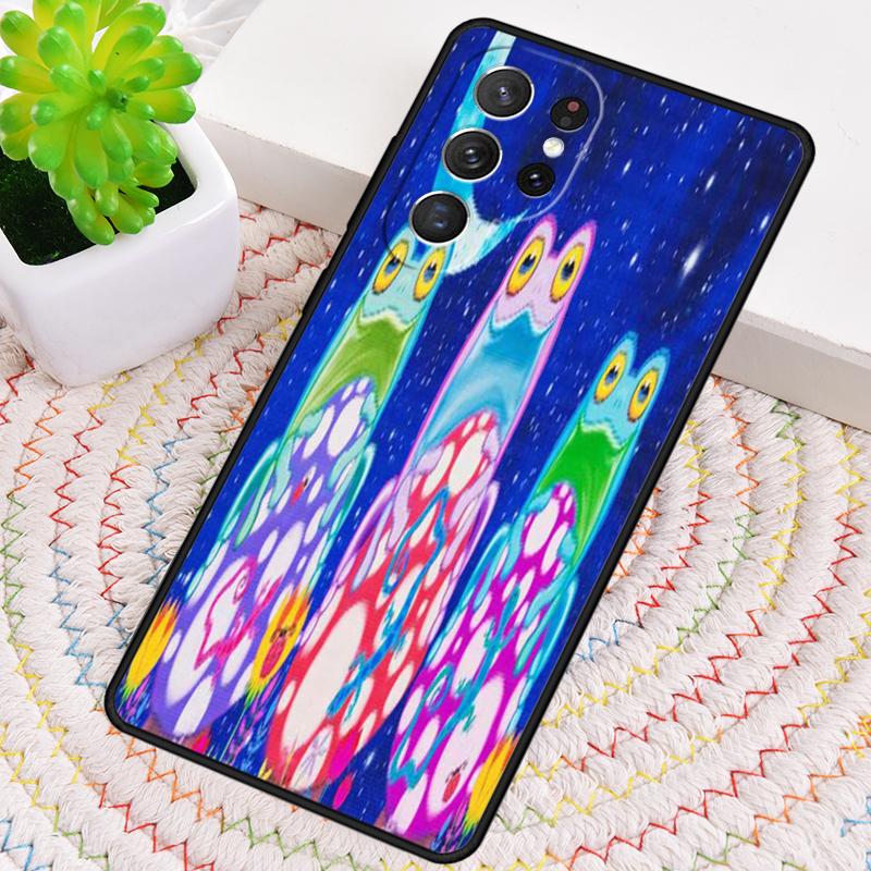 Frong Froggy Art Groovy Hippie Phone Case for Samsung Galaxy Note 10 Pro S26 Ultra S23 S24 FE S25 S21 S22 PLUS Shockproof Cove