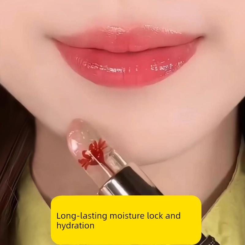 [Authentic Official Flagship Store] Flower Color-Changing Lipstick That Moisturizes, Hydrates, and Lasts for a Long Time Without Fading