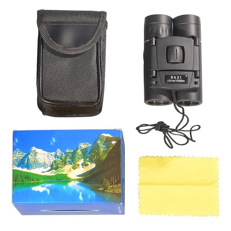 8X21 Portable HD Low-Light Night Vision Binoculars for Women - Perfect for Outdoor Use and Watching Performances