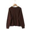 INS Fashion Bow Pattern Jacquard Pullover Sweater