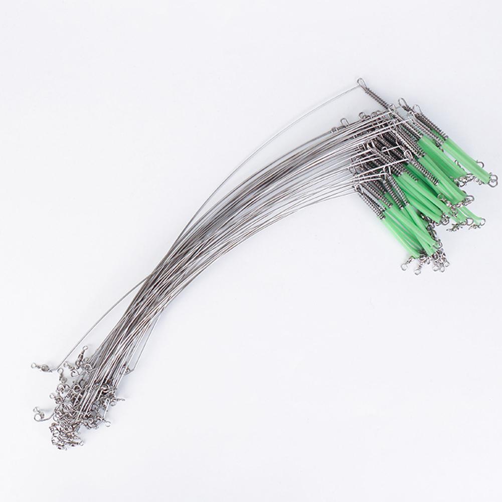 10PCS 15/20/30/40CM Luminous Curved Blade Balance For Sea Fishing Stainless Steel Single-Blade Balance Hook Divider Fishing Gear