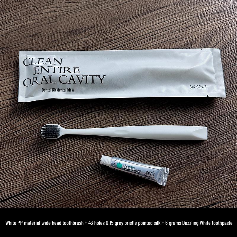 Soft Bristle Toothbrush Kit for Hotel and Guest Use - Individually Wrapped Toiletries