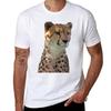Cheetah Portrait T-Shirt T Shirts with Prints Man T Shirts Graphic T-Shirt