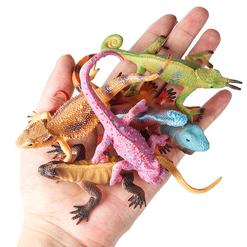 Color-Changing Dragon Lizard Toy: Children's Cognitive Crawling Animal Prank Gift Set