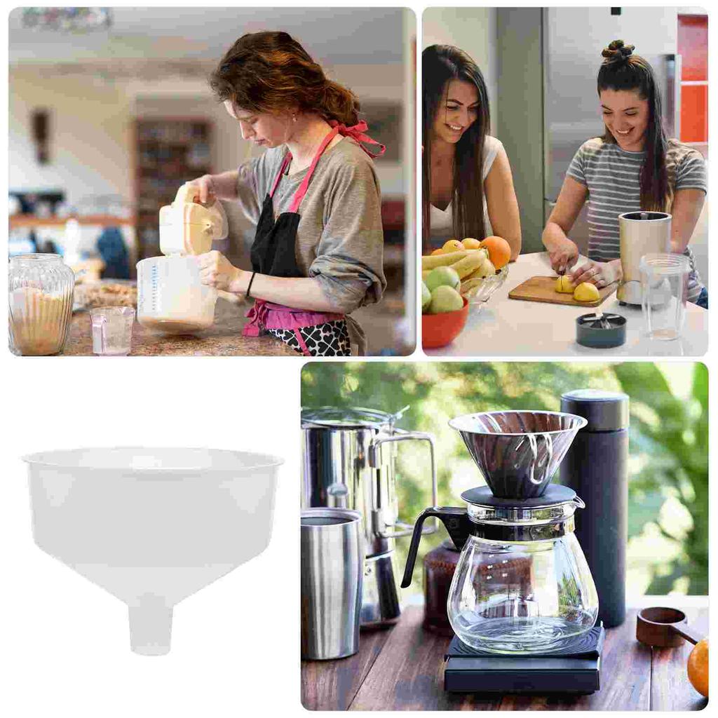 1Pc Kunststoff Trichter Praktische Küche Trichter Professioanl Bier Füllung Trichter Trichter Tragbare Trichter