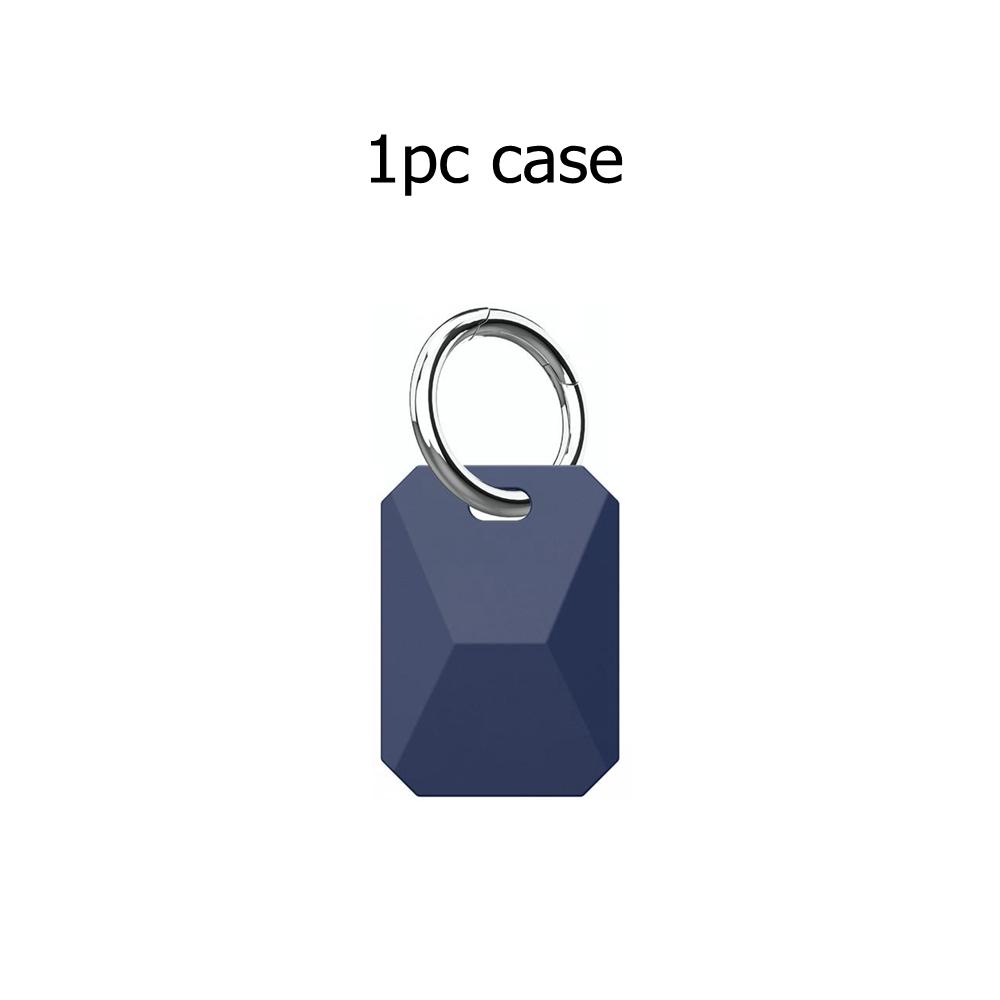 Soft Silicone Protective Case Shockproof Tracker Cover Anti Lost Keychain for AirTag Hold for Keys Suitcases & Bags