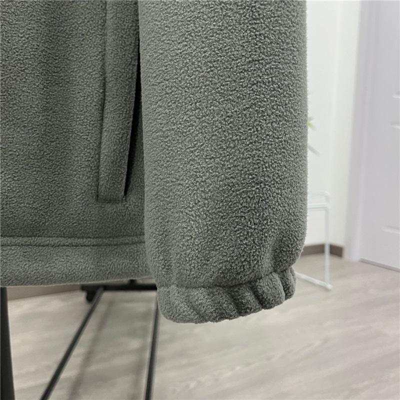 Men's Winter Thick Fleece Warm And Cold Resistant Standing Collar Fleece Jacket