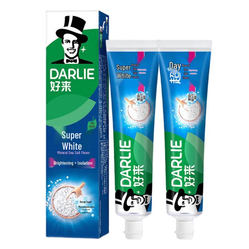

Darlie Mineral Salt Whitening Toothpaste 190g (2-Pack)