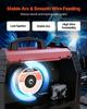 Solid MIG Welding Wire, ER70S-6 0.6mm 4.5kg, Low Spatter Mild Steel Welding Wire with High Deoxidizers for All-Position Gas Shielded Welding