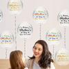 5pcs Mother's Day decorations Happy father Balloon Stickers Gold Black DIY ballons stickers Mother Birthday Party Decoration