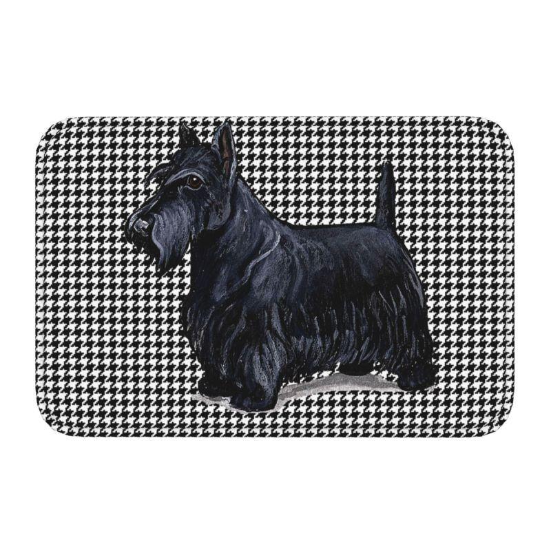 Cute Scottish Terrier Front Door Floor Entrance Mats Indoor Scottie Dog Bath Kitchen Doormat Toilet Carpet Rug Home Decoration