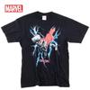 EVERSOUL Marvel T-Shirt, Short Sleeve, Thor, Avengers, Venom, Mighty Thor, American Comic Book Merchandise, Gift, Men's, Black, Size M [Parallel Impor