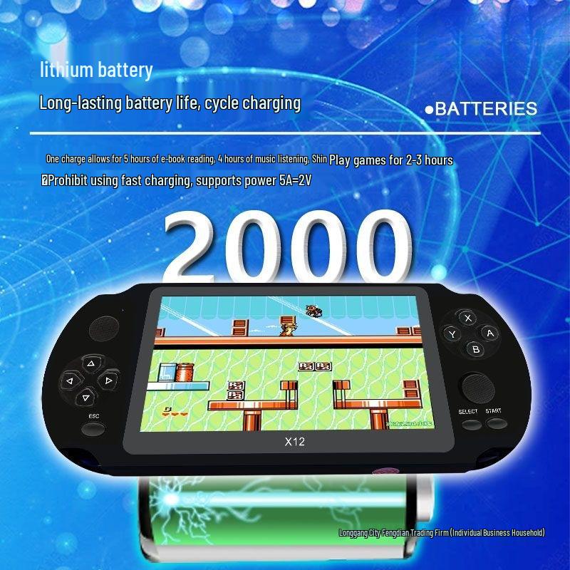 Nostalgic Rechargeable Handheld Game Console with Classic MP5: Three Kingdoms, Journey to the West & Pokemon. Free Shipping Included.