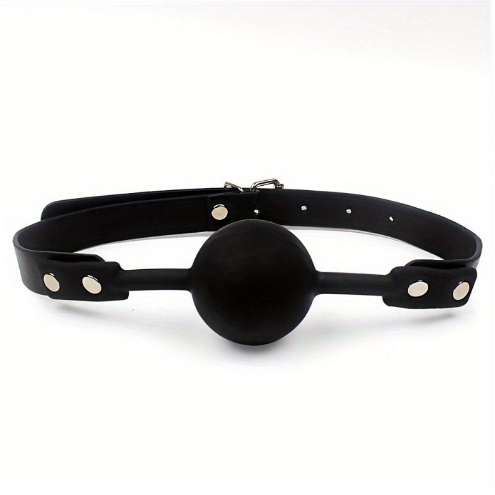 Giocattolo sessuale con palla imbavagliata in silicone morbido, BDSM bondage, palla da bocca per coppia, accessori per sesso per adulti