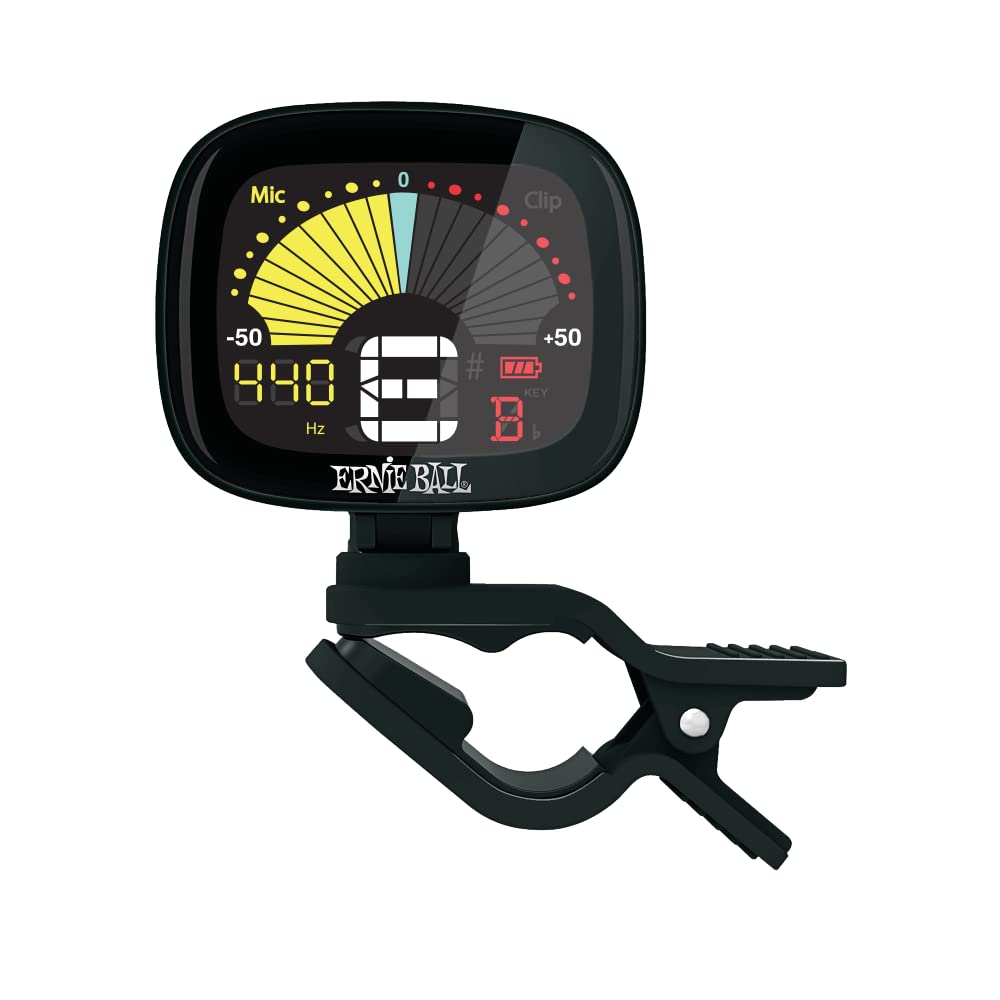 Genuine Ernie Ball 4112 Clip-on Tuner, FlexTune