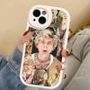 MGK M-Machine Gun Kelly Phone Case For IPhone 16 15 14 13 Pro Max 11 12 Plus Leather Silicone Cover