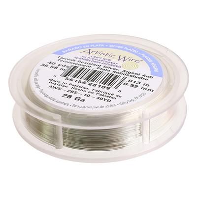 Nippon Chuko Artistic Wire Non-tarnished Silver #28 KE423-28 Accessories Accessory Materials Artistic Wire