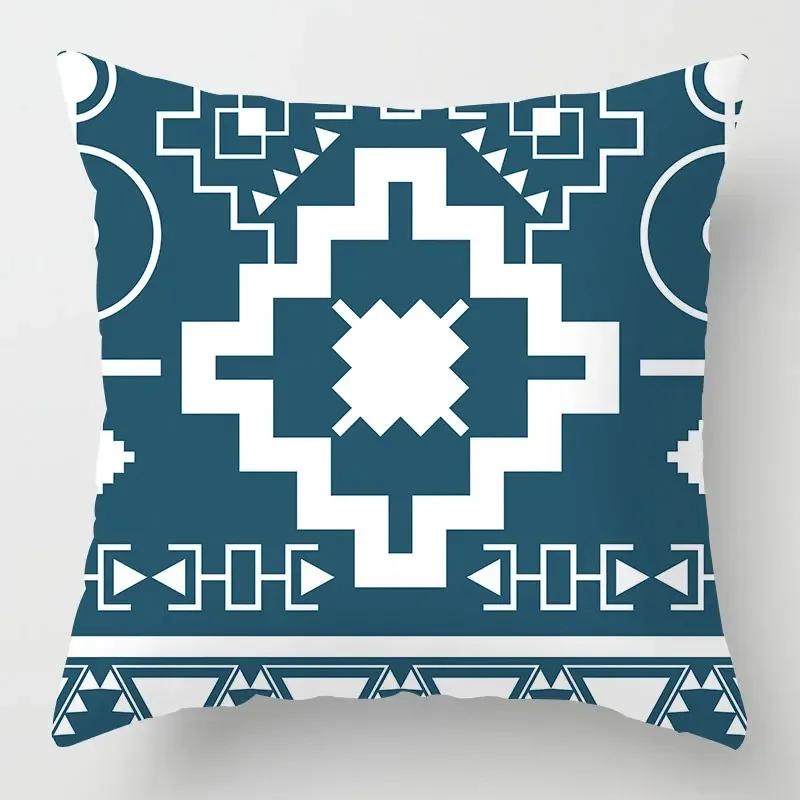 Home Decor Cushion Cover Abstract Mysterious Pattern Print Office Sofa Pillow Cover