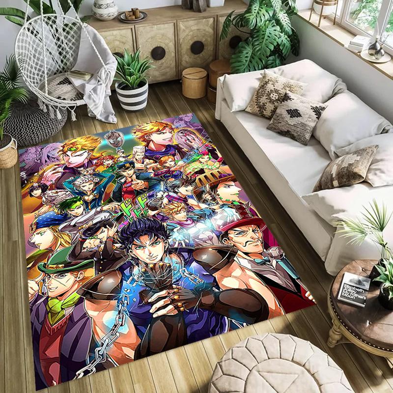 JoJos bizarres Abenteuer: Diamant Unzerbrechliche Teppichbodenmatten Heimdeko Weihnachtsgeschenke Badezimmerteppich Mode