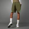 Adidas Solid Color Drawstring Straight Fit Shorts Men Shorts Olive-Green IP3731