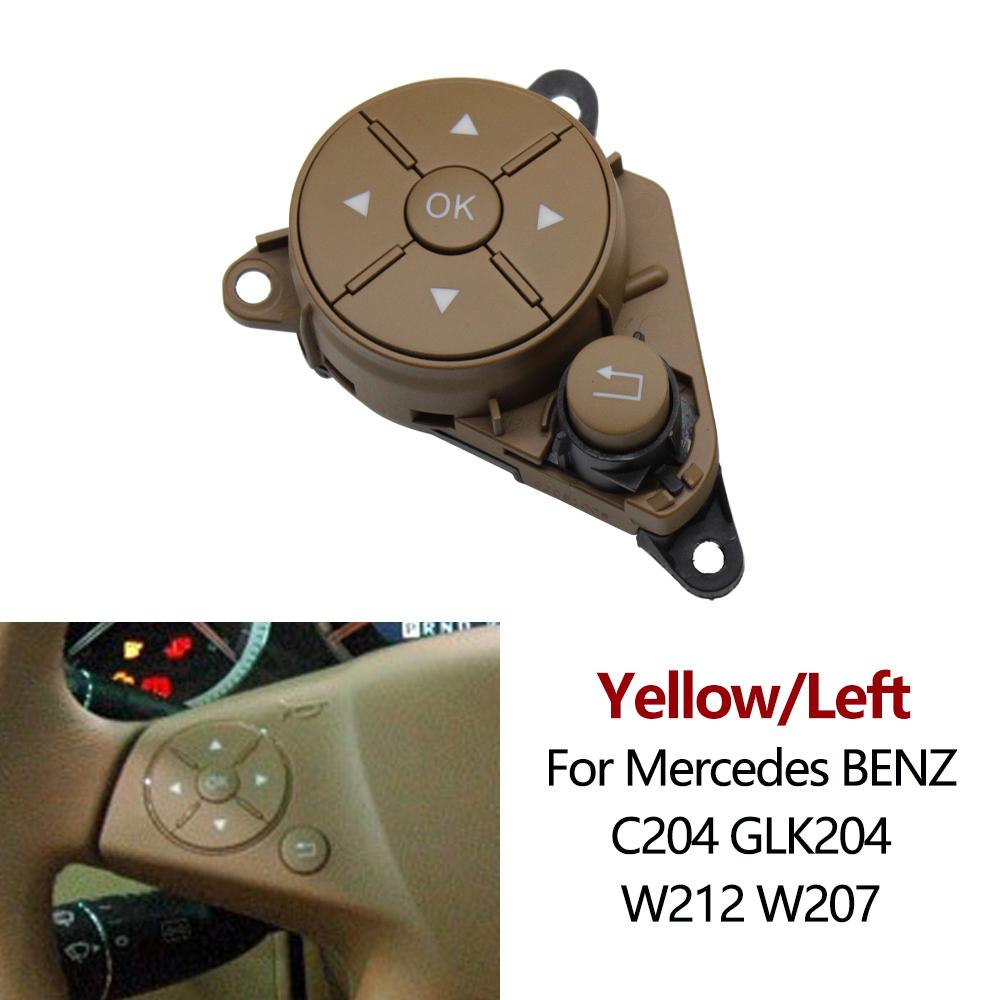 Interior Car Steering Wheel Button Control Switch Assembly For Mercedes Benz C GLK E Class W204 X204 W212 2048210351,2048210451