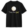 Men Copy Moon Joy T Shirts 100% Cotton Clothes Amazing Short Sleeve Crewneck Tees Graphic Printed T-Shirts