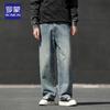 Men's Breathable Loose Straight Leg Denim Jeans