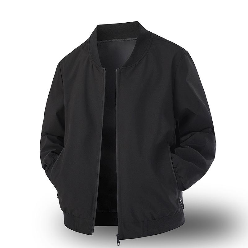 Men's Winter Cotton Jacket - Middle-Aged Stand Collar Fashion Coat for Dad