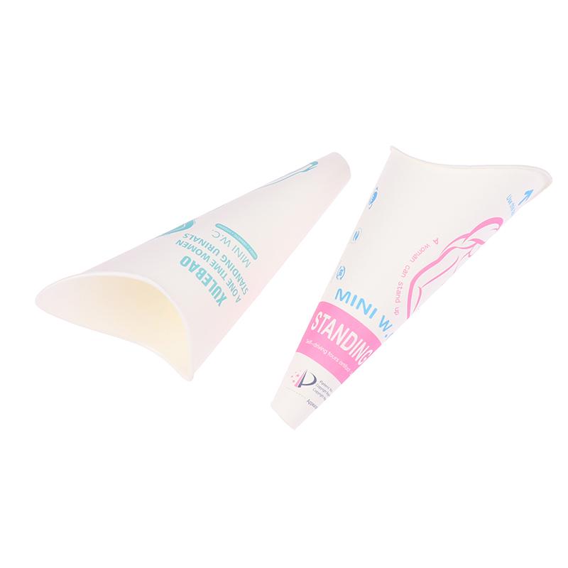 12Pc/Lot Disposable Paper Urinal Woman Urination Device Stand Up Pee For Camping Travel Portable Female Outdoor Toil