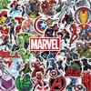 50 stuks Marvel Stickers Anime Figuur Iron Man Superheld Collectie Sticker Gitaar Laptop Bagage Skateboard Cartoon Graffiti Speelgoed