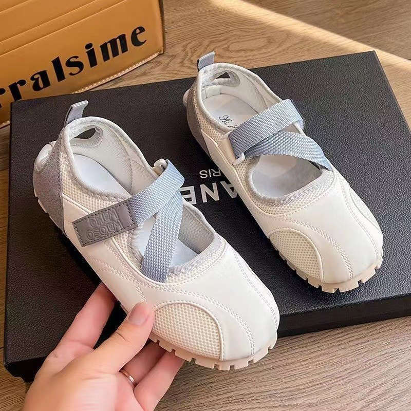 Puff Velcro  new spring and autumn ugly cute shoes children's casual versatile moral training shoes