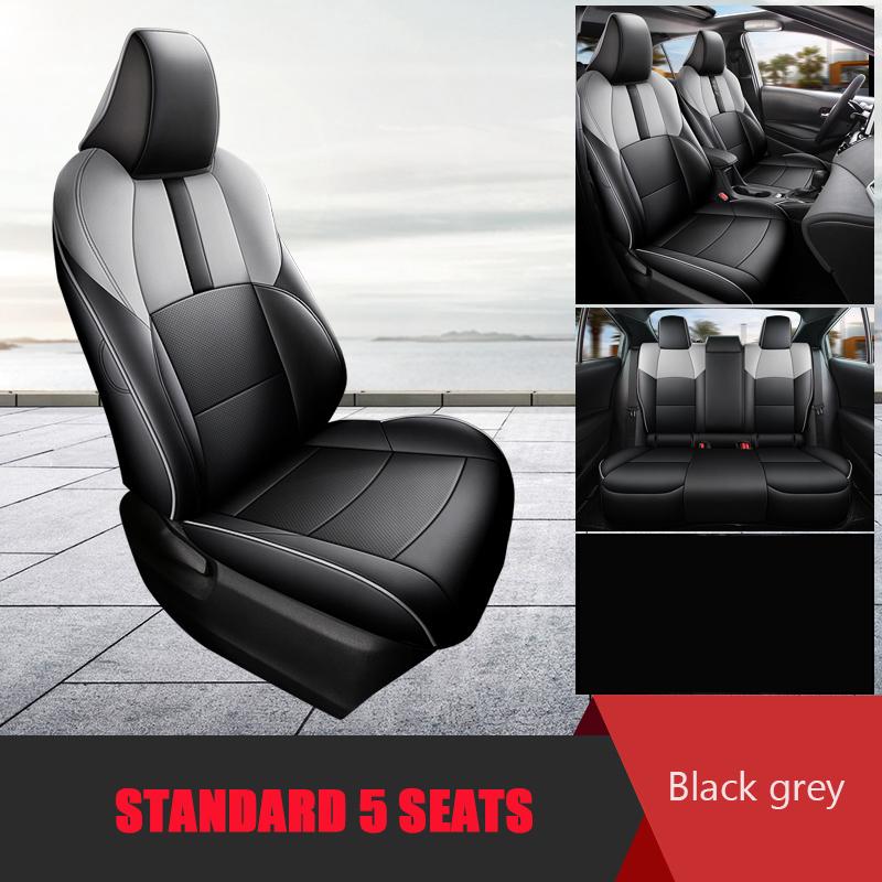 Luxury Styling Car Seat Cover For Toyota Select Corolla 2019-2025 Durable Faux Leather  Seat Cushion Car Accessories Full Set
