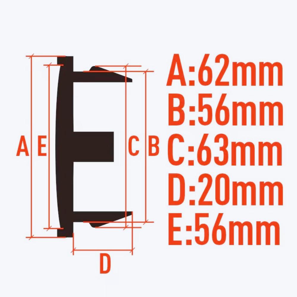4pcs 62MM Car Wheel Center Caps With ADVAN Racing Logo Emblem Badge Wheel Hubcap Rims Dust Cover for Toyota Car Accessories