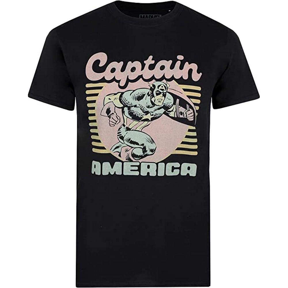 Captain America Mens 70´s T-Shirt