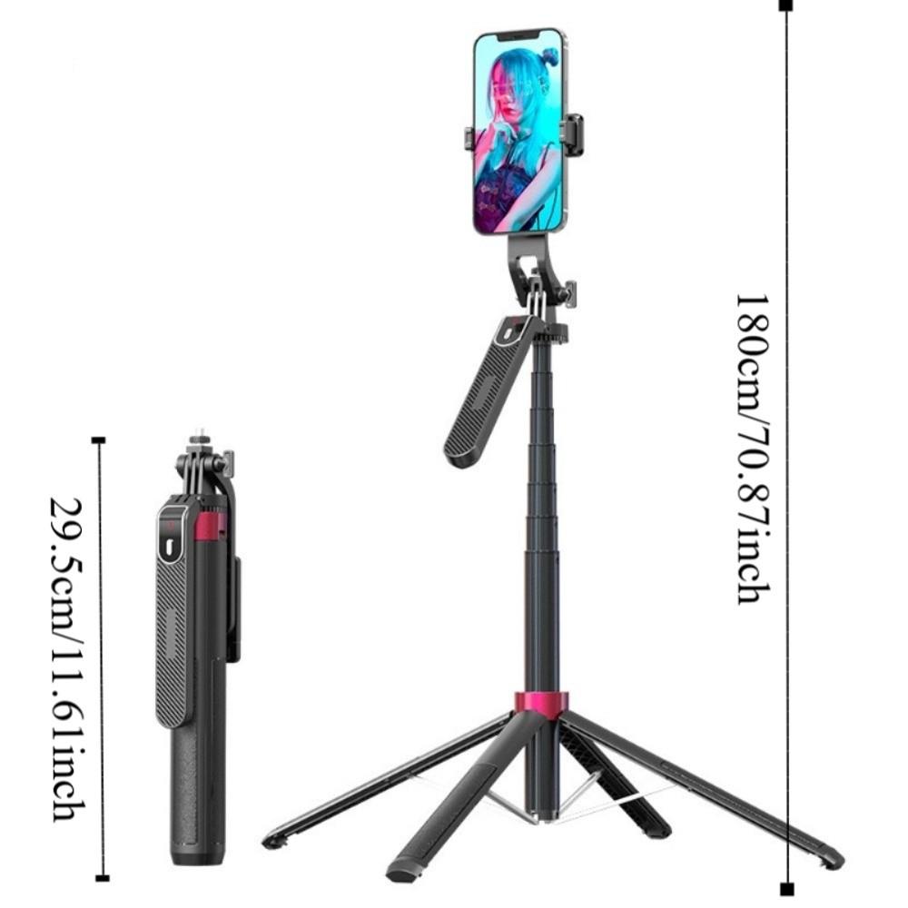 Portable Bluetooth Selfie Stick 1.8m Selfie Stick Stand Phone Stand Telescopic Selfie Stick  Travel