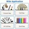 Custom Tennis Gift Makeup Bag with Zipper Storage Tote Bag Portable Travel Toiletry Organizer for Women and Friends Bags
