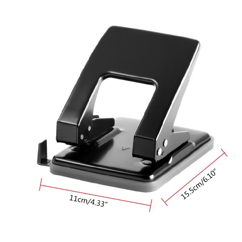 Desktop Hole Puncher 40 Sheet Capacity Heavy Duty 2-Hole Puncher Padded Handle for Paper Card Picture File and More