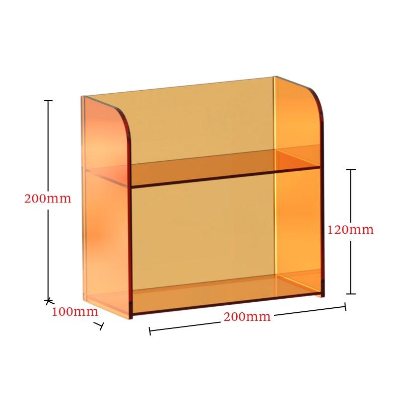 

2/3 Tier Clear Acrylic Display Stand For Cosmetics, Lipstick, Skincare, Perfume,Pop Figurine Organizer Rack Bathroom Storage Box