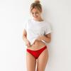 Cotton Thongs for Rise Sexy Seamless Breathable Women Soft Low Ladies Panties Stretchy