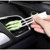 Double Ended Mini Dust Blind Cleaner, Car Vent Window Blind Detail Brush, Keyboard Cleaner, Hand Held Magic Brush Blind Duster