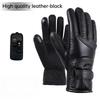 USB Rechargeable Heating Gloves Electric Thermal Winter Warm Gloves Power Bank Heating Hand Warmer Motorcycle Bike Riding