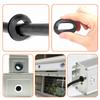 200pcs Wiring Blanking Grommet Rubber Gromets Open Closed Kit, Electrical Conductor Gasket Ring Set for Wire, Plug And Cable