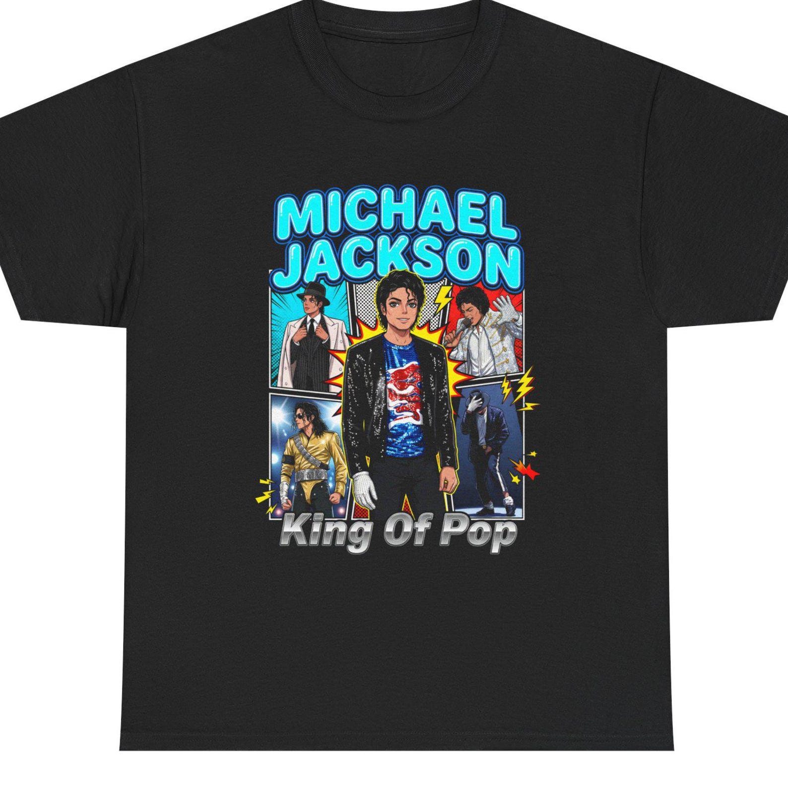Michael Jackson King Of Pop Anime T-Shirt L