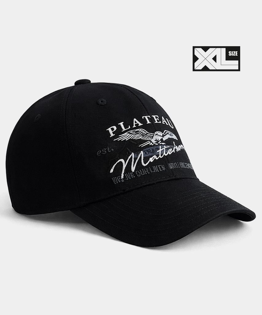 Peullaeto Big Size Ball Cap Xl Matt Wh Cap Black