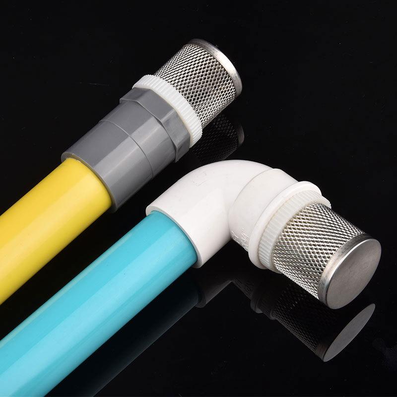 20~63Mm 304 Stainless Steel Filter Pvc Pipe For Small Aquarium Tank Water Pump Inlet Tube Filter Garden Drip Irrigation Filter