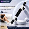 Electric Roller Massage Stick Rechargeable Deep Tissue Muscle Massager For Body Leg Relief