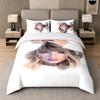 3Pcs Bed Set,Taylor Swift 1 Duvet Cover and 2 Pillowcases, Printed Bedding Decor For Guest Room