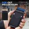 Men's RFID Metal Card Holder Wallet with Money Clip - Anti-Demagnetization, Multifunctional Design